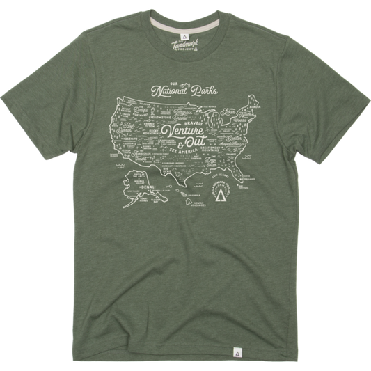 NPS Map Unisex Short Sleeve Tee