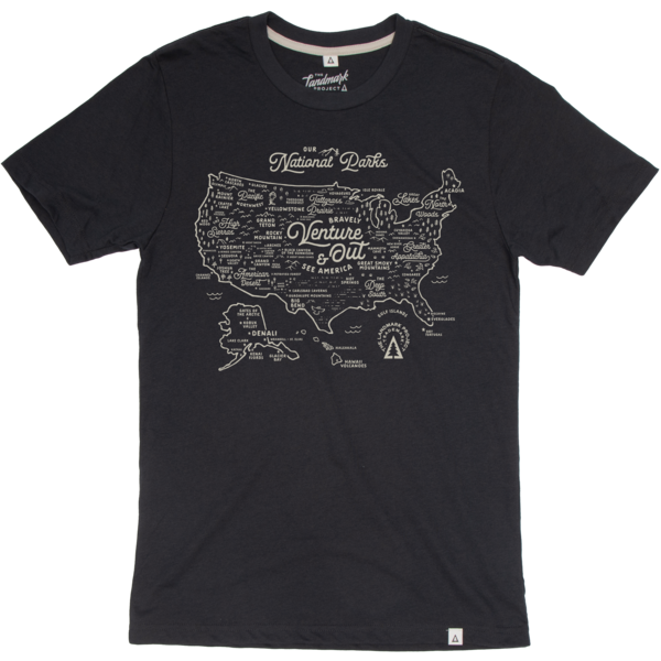 NPS Map Unisex Short Sleeve Tee
