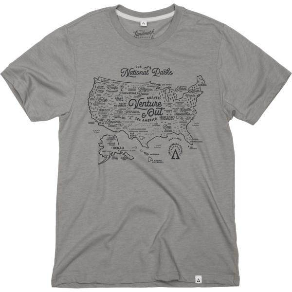 NPS Map Unisex Short Sleeve Tee