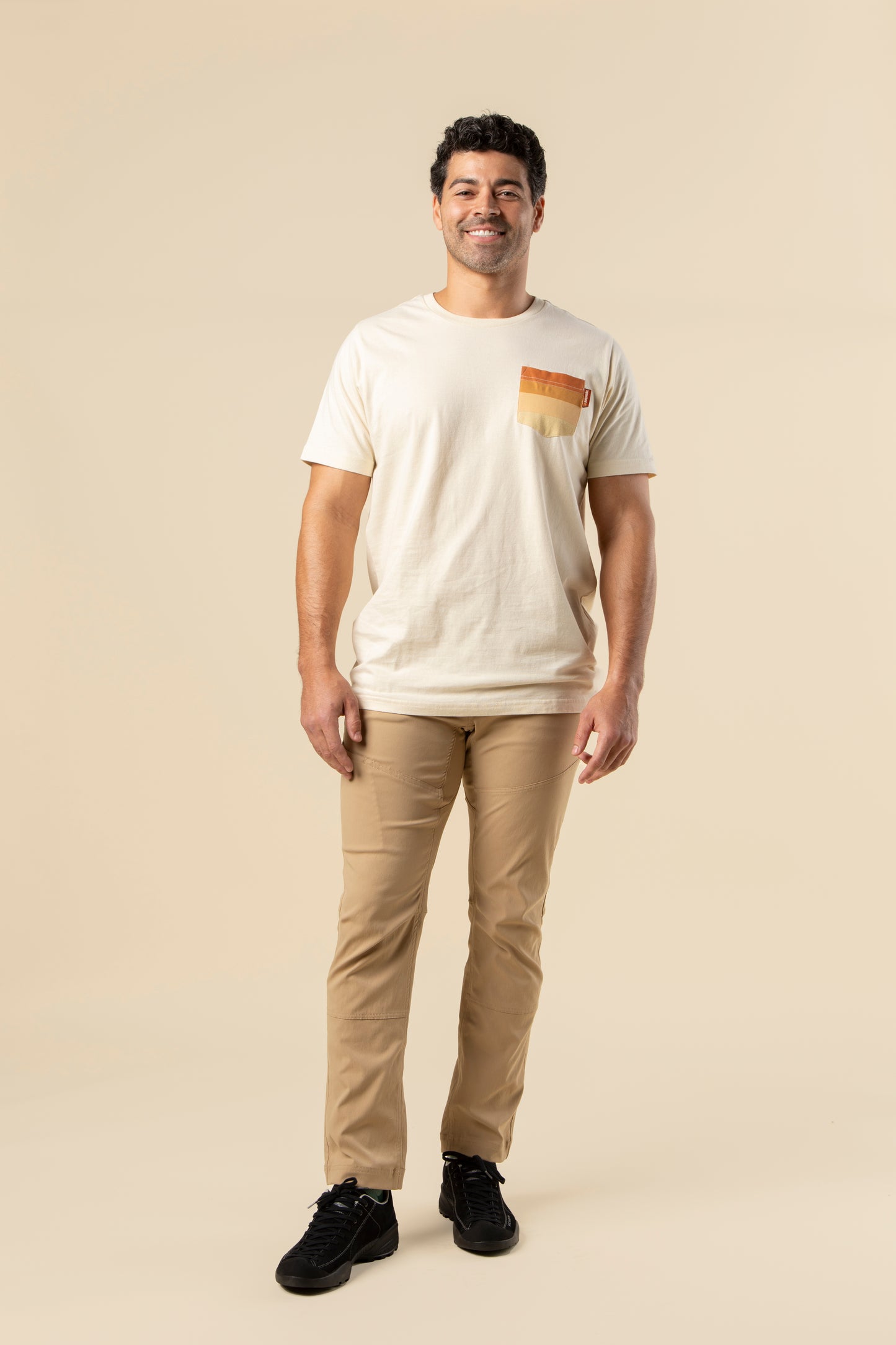 Find Balance in Nature Unisex Short Sleeve Tee w/ Pocket