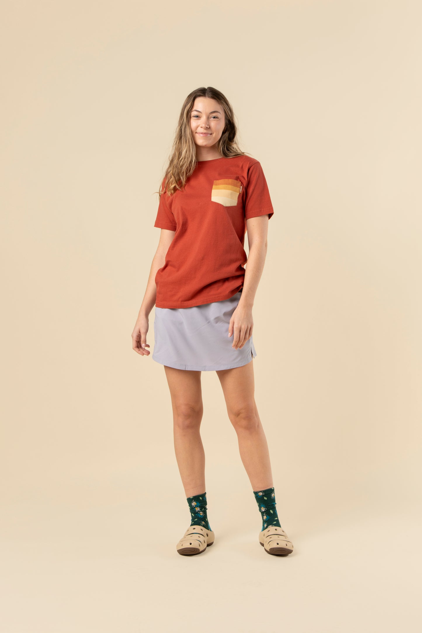 Find Balance in Nature Unisex Short Sleeve Tee w/ Pocket