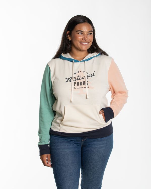 Colorblock National Park Unisex Hoodie
