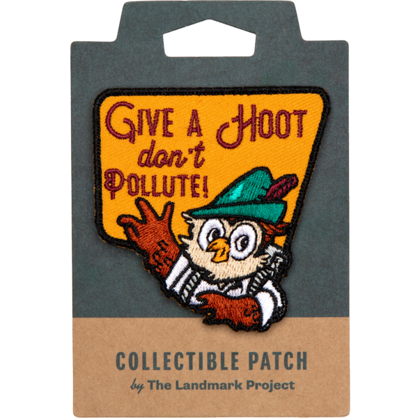 Give A Hoot Embroidered Patch