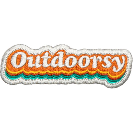 Outdoorsy Embroidered Patch