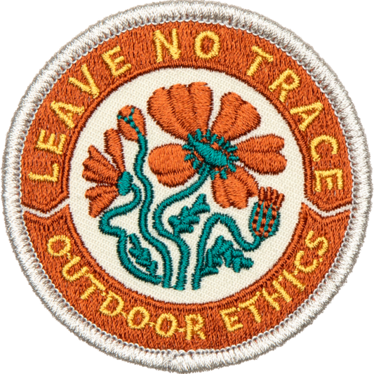 Leave No Trace Outdoor Ethics Embroidered Patch