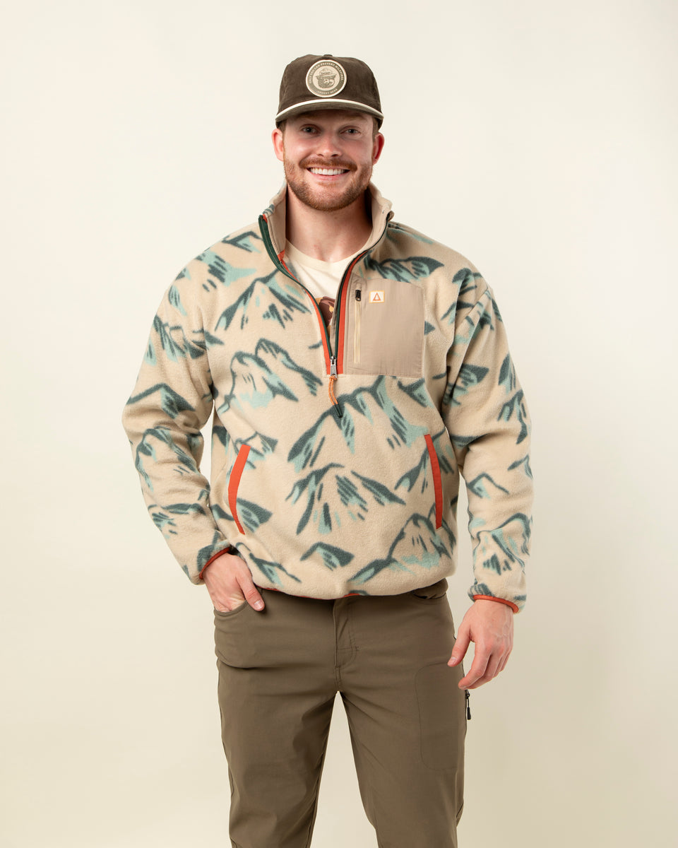 High Country Unisex Half Zip Fleece