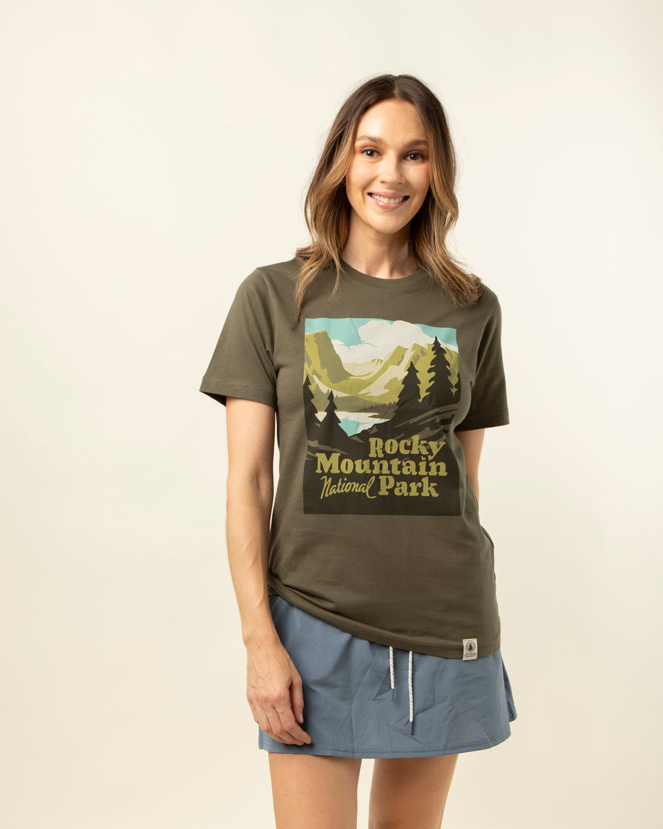 Rocky Mountain National Park Unisex Short Sleeve Tee