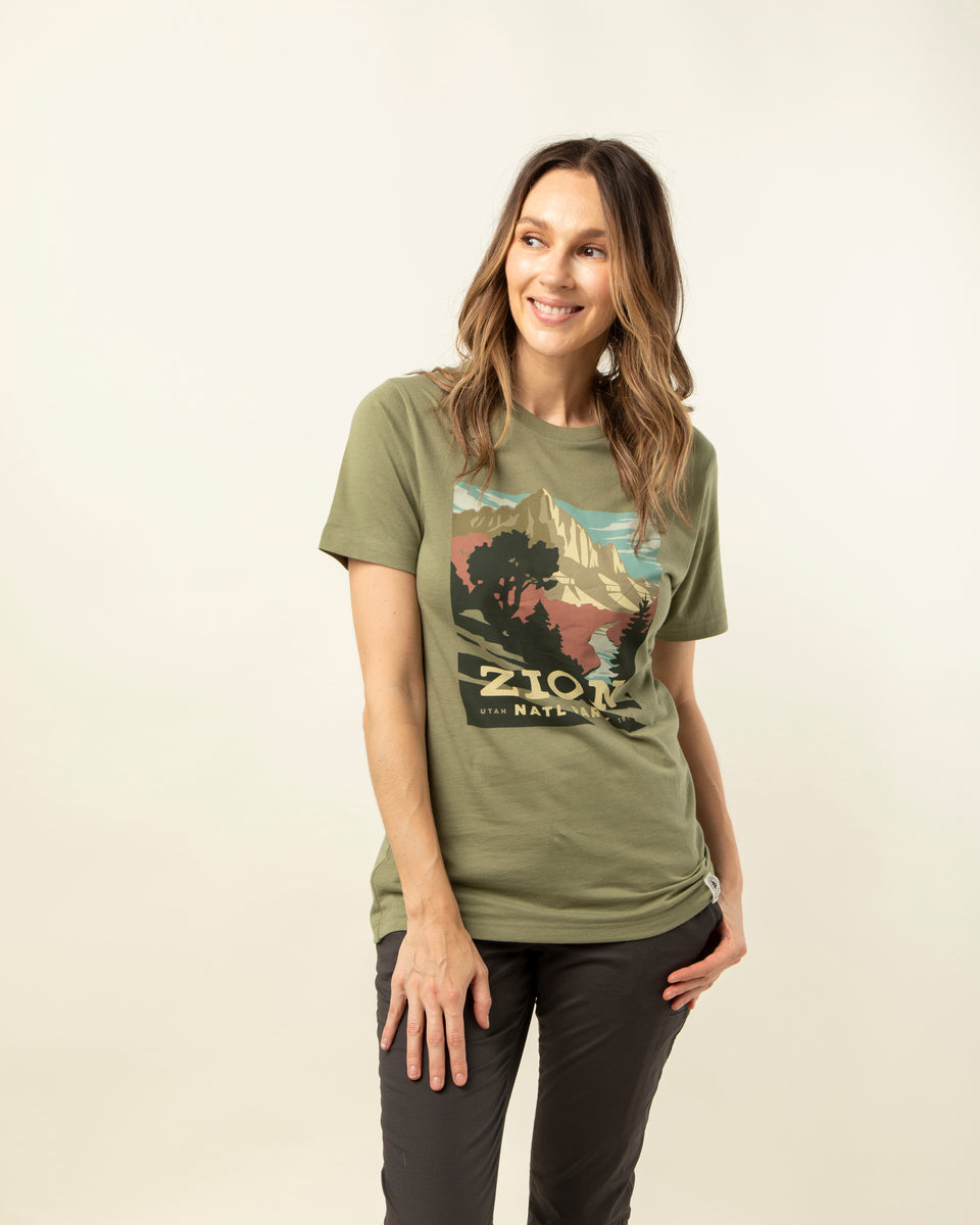 Zion National Park Unisex Short Sleeve Tee