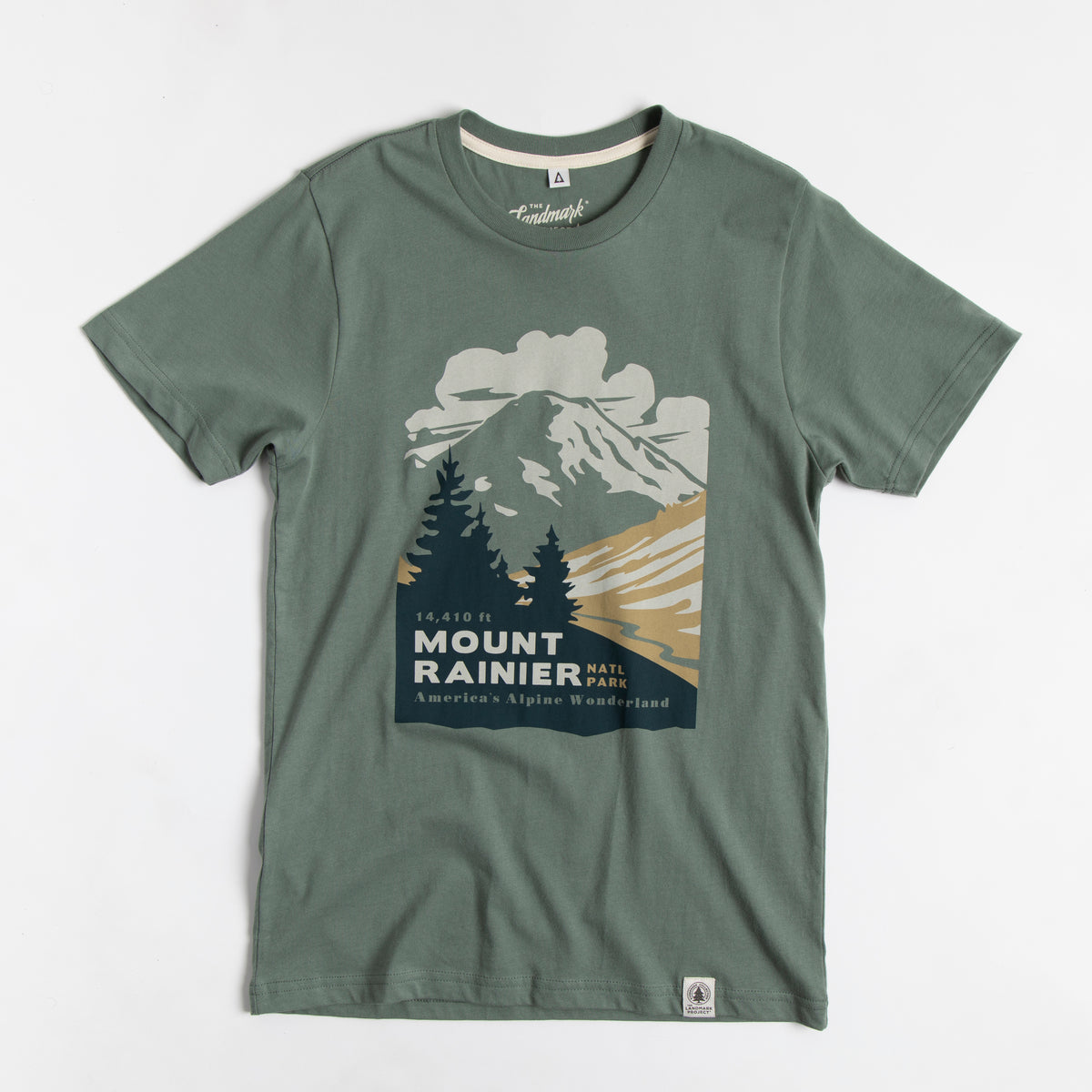 Mount Rainier National Park Unisex Short Sleeve Tee
