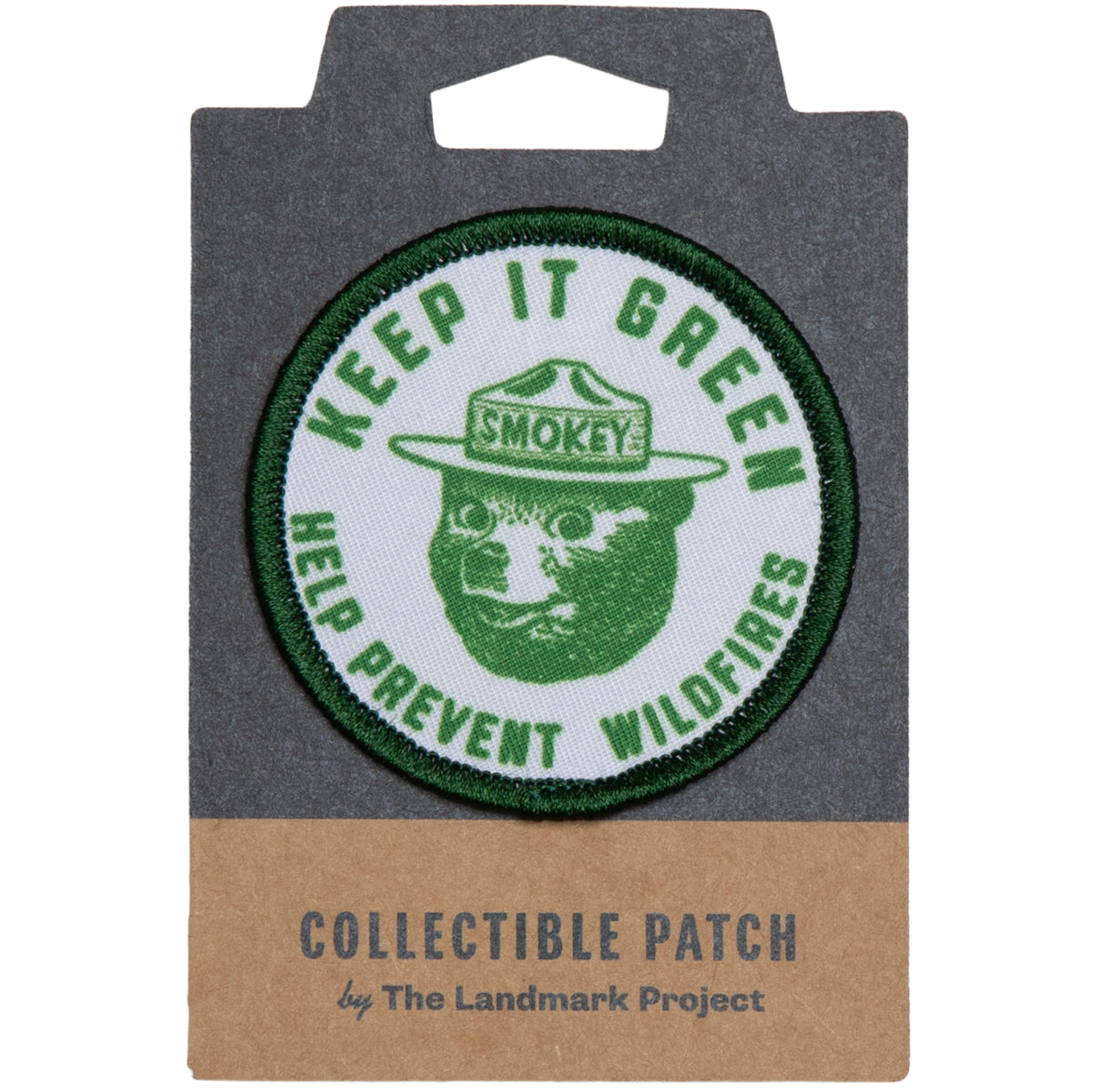 Keep it Green, Prevent Wildfires Embroidered Patch