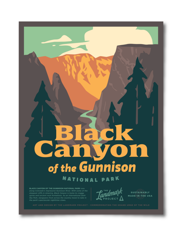 Black Canyon of the Gunnison National Park Poster