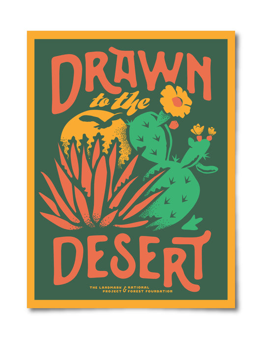 Drawn to the Desert Poster