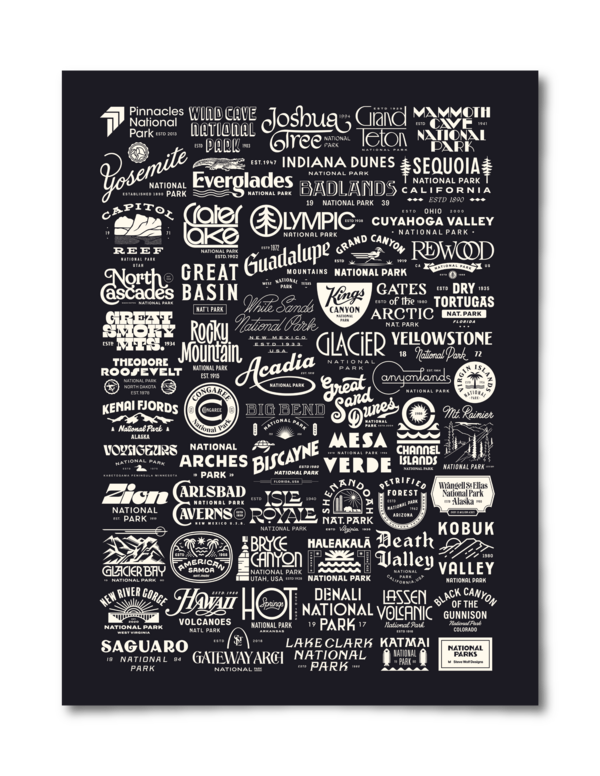 National Park Type Poster