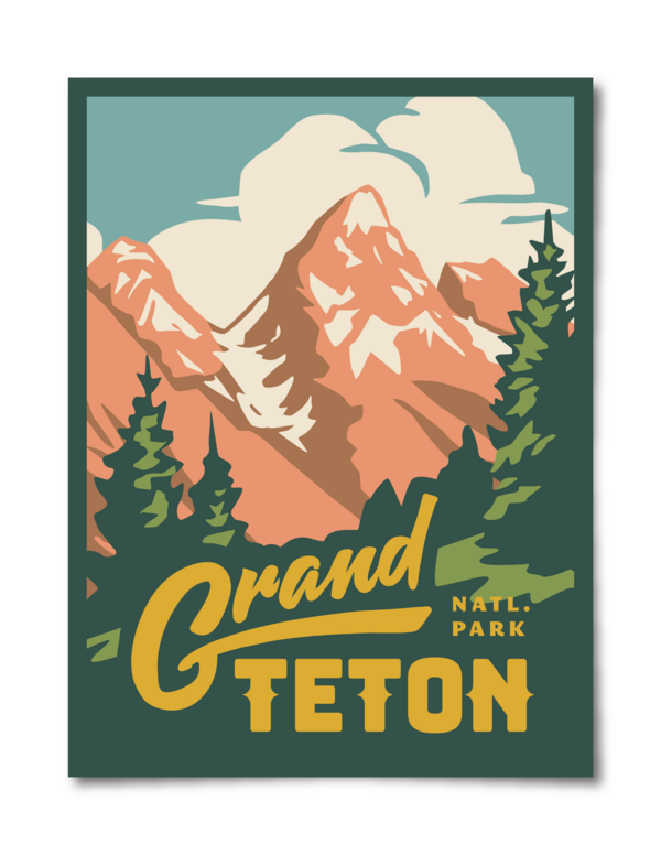 Grand Teton Overlook Poster