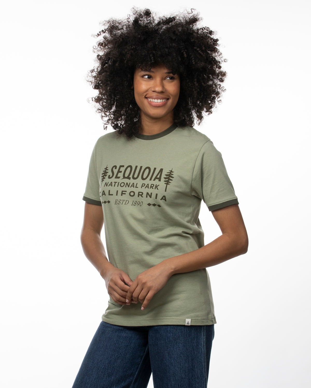 Sequoia Type Unisex Short Sleeve Ringer Tee