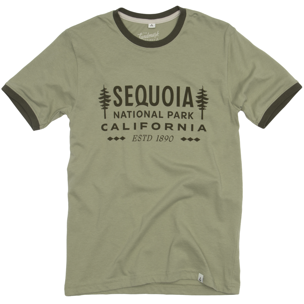 Sequoia Type Unisex Short Sleeve Ringer Tee