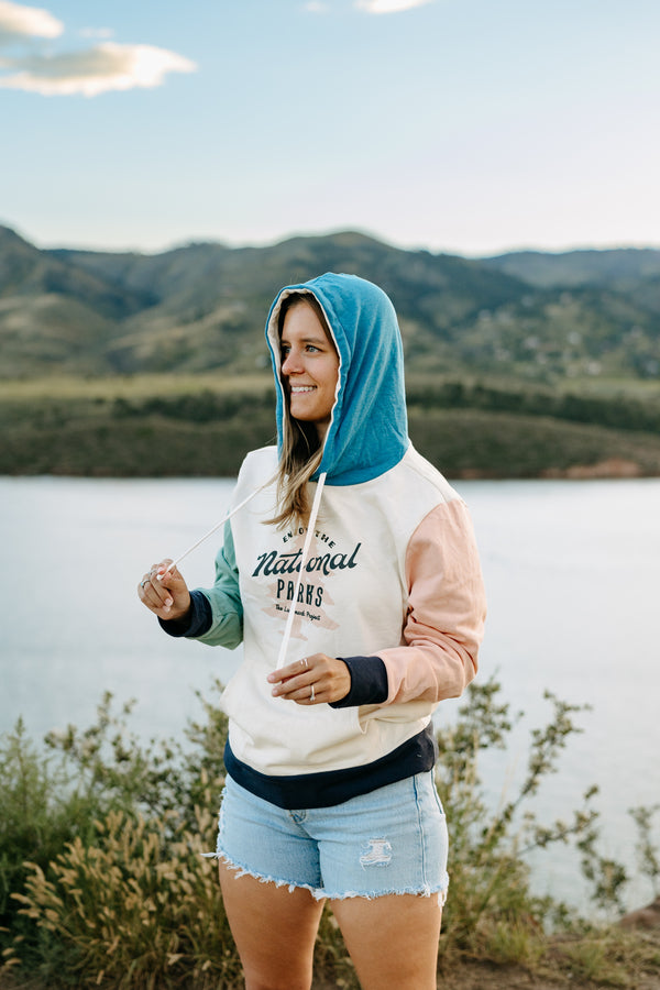 Colorblock National Park Unisex Hoodie