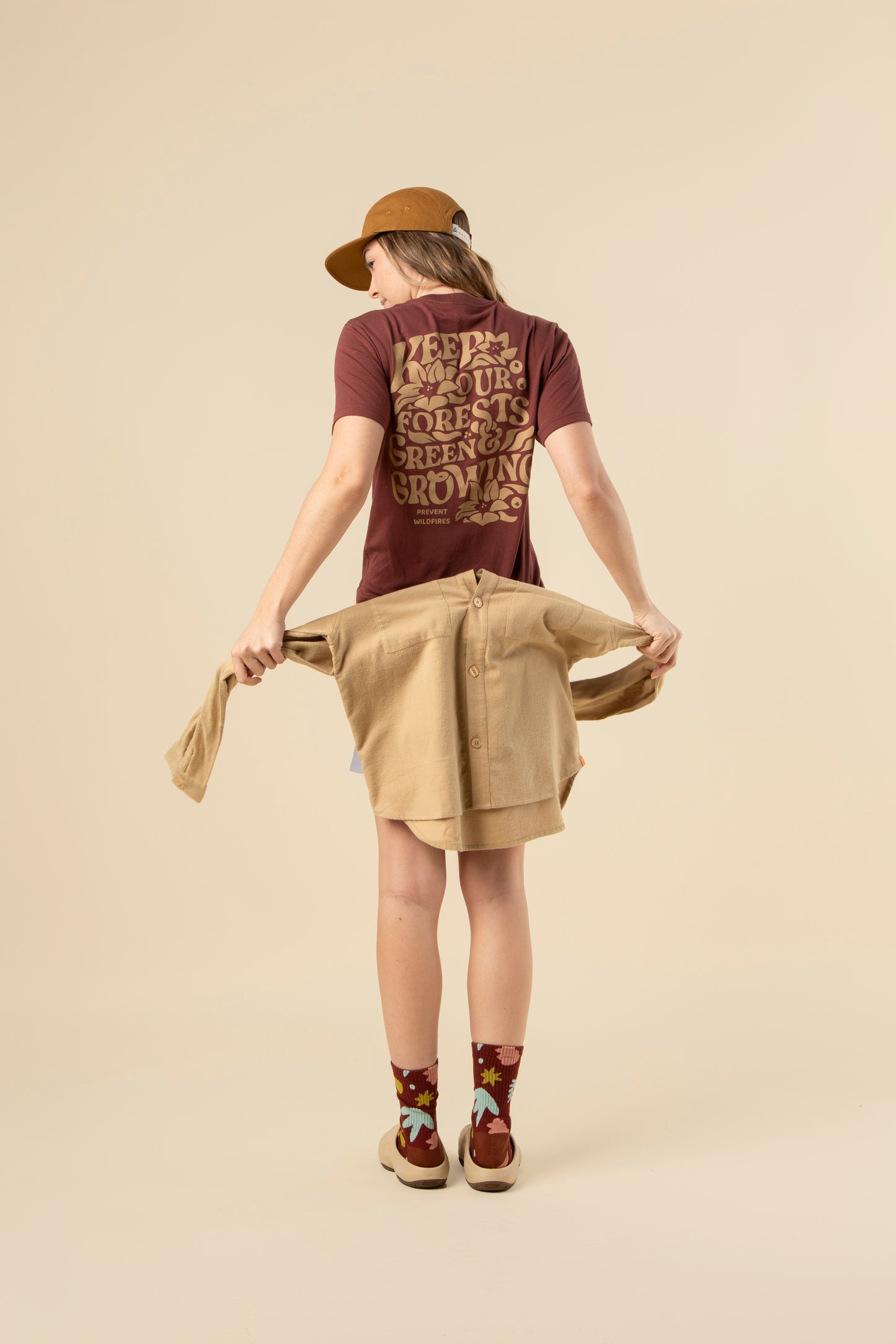 Keep Our Forests Green and Growing Unisex Short Sleeve Tee w/ Pocket