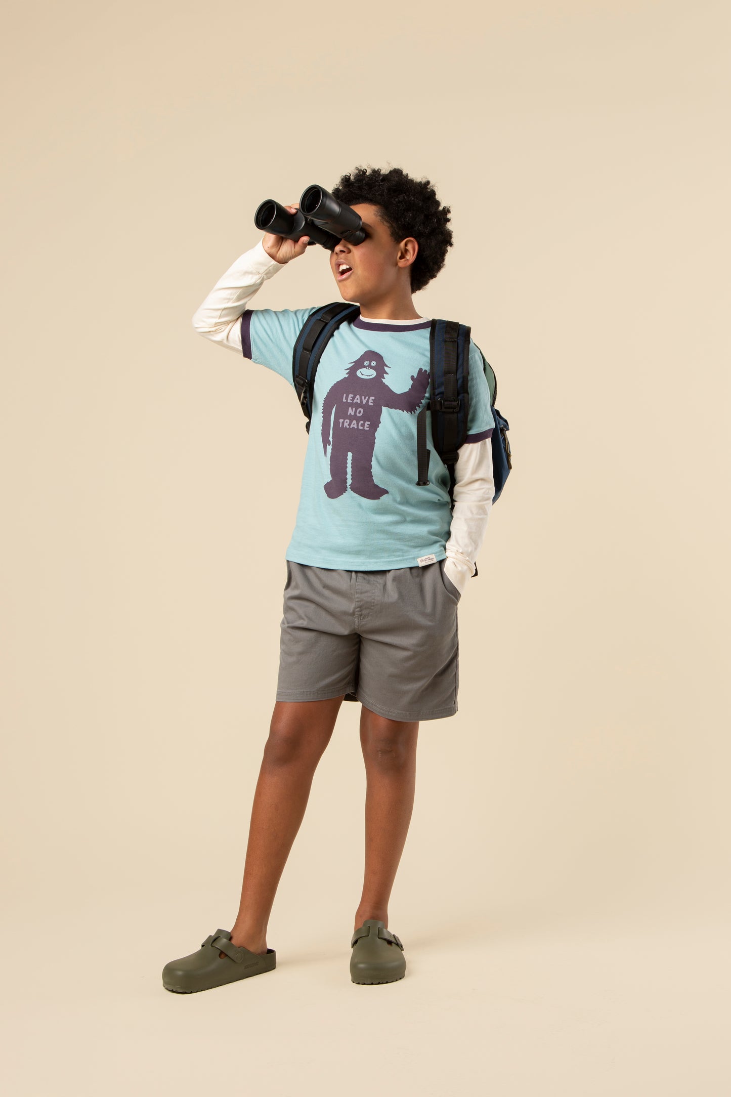 Leave No Trace Youth Short Sleeve Ringer Tee