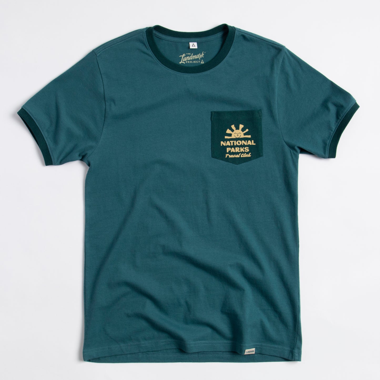National Parks Coast-to-Coast Unisex Short Sleeve Ringer Tee w/ Pocket