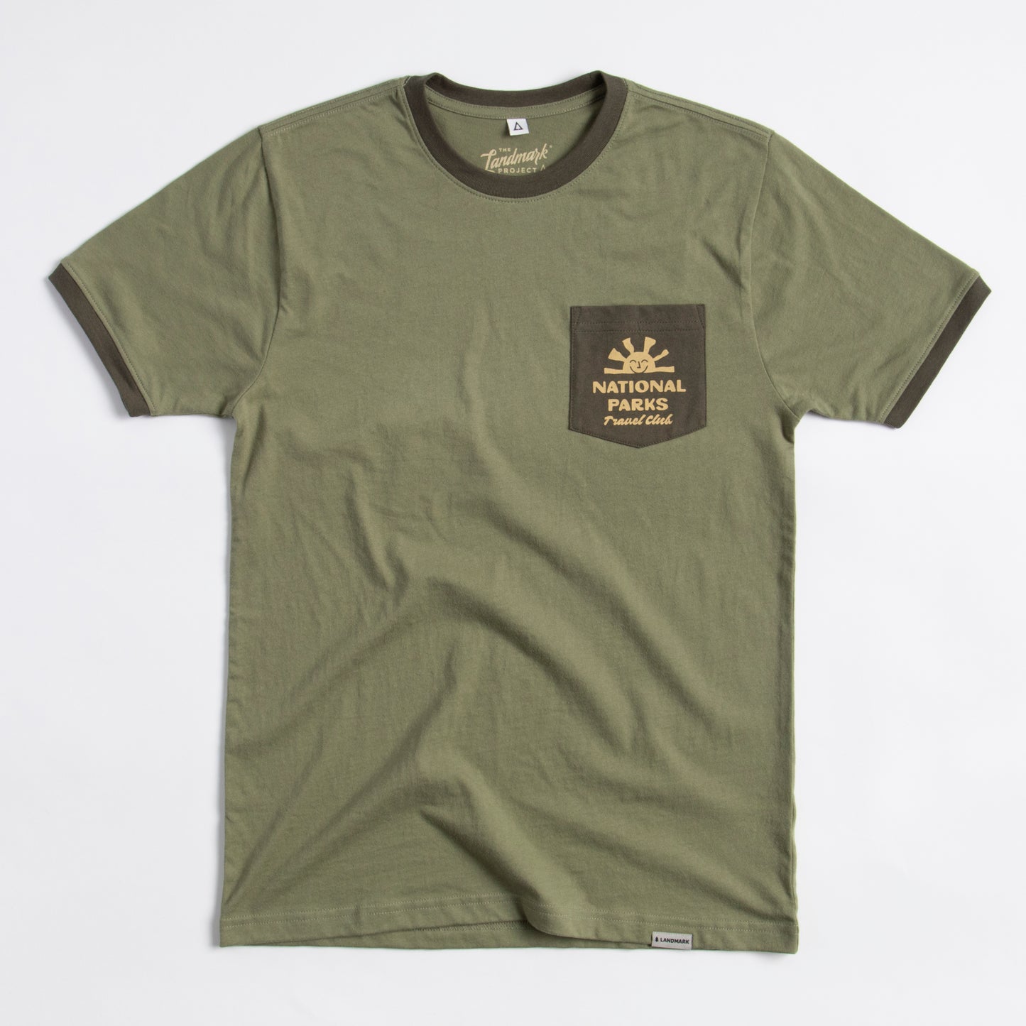 National Parks Coast-to-Coast Unisex Short Sleeve Ringer Tee w/ Pocket