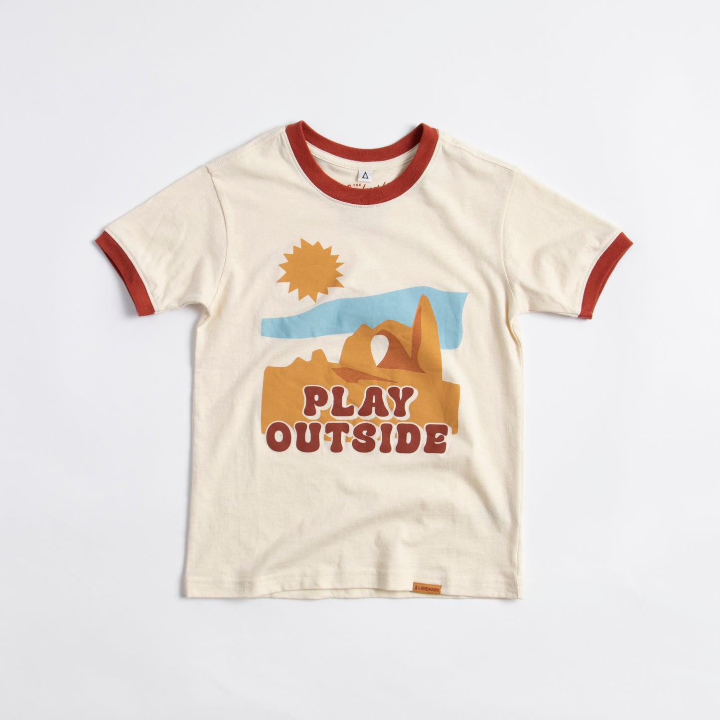 Play Outside Youth Short Sleeve Ringer Tee
