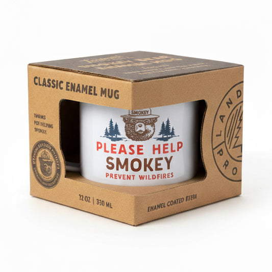 Smokey Bear Enamelware Mug