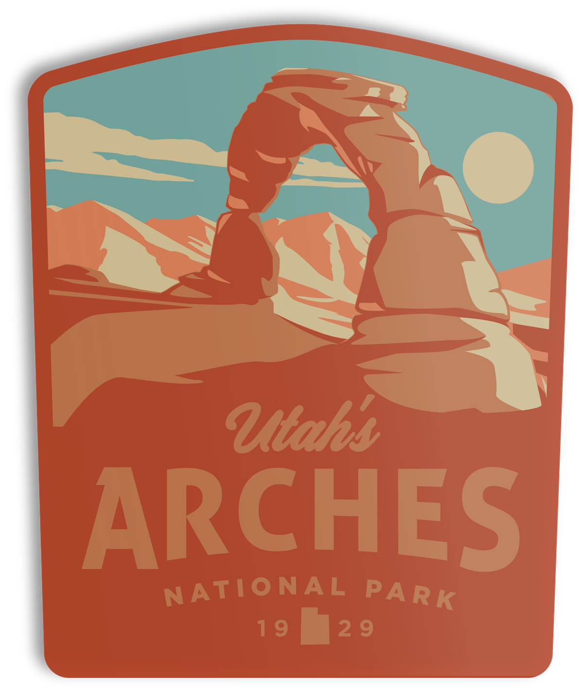 Arches National Park Sticker
