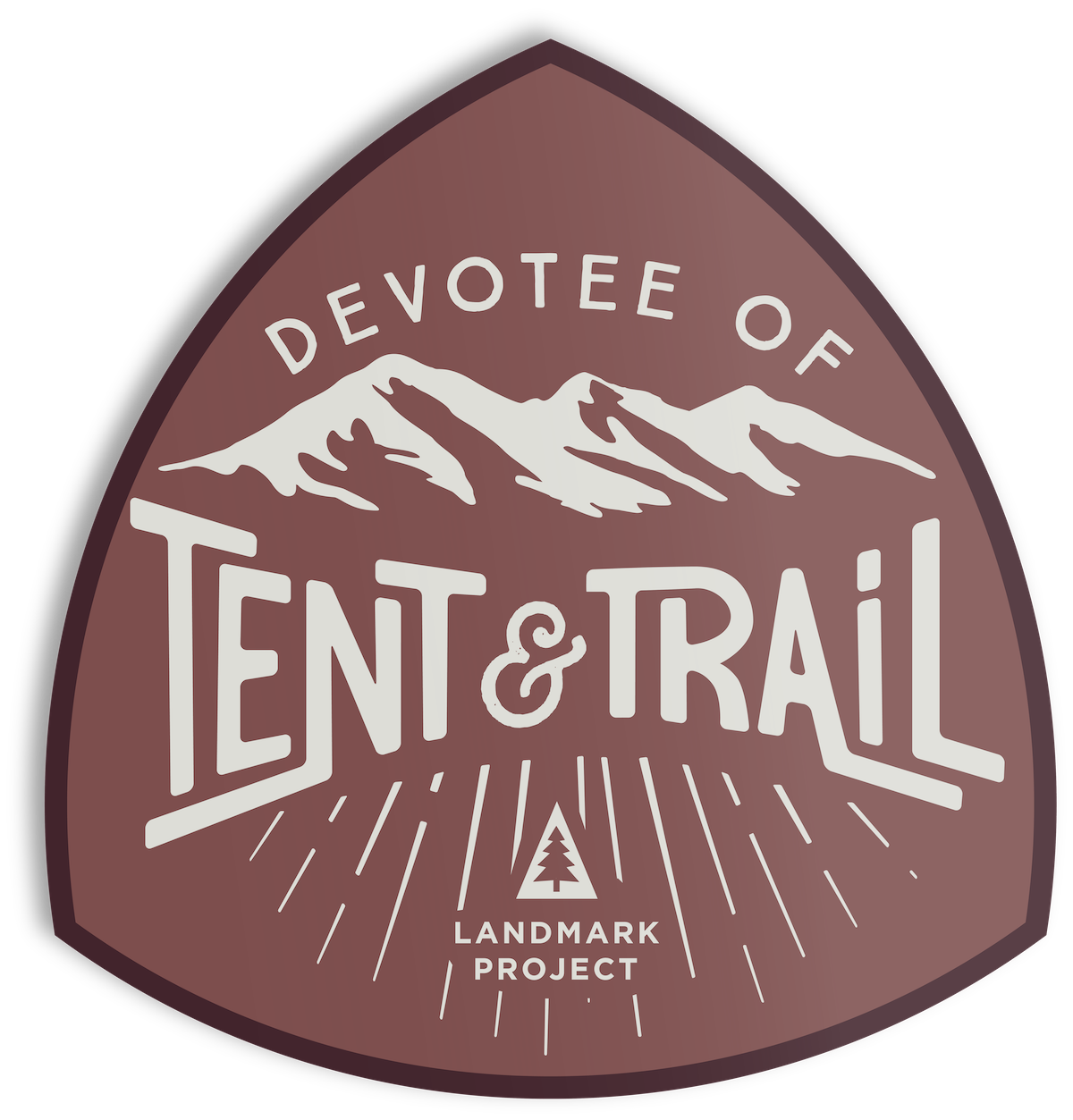 Devotee of Tent & Trail Sticker