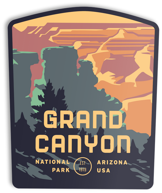 Grand Canyon National Park South Rim Sticker