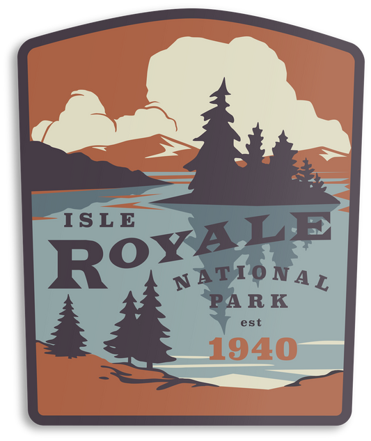 Isle Royale National Park Sticker