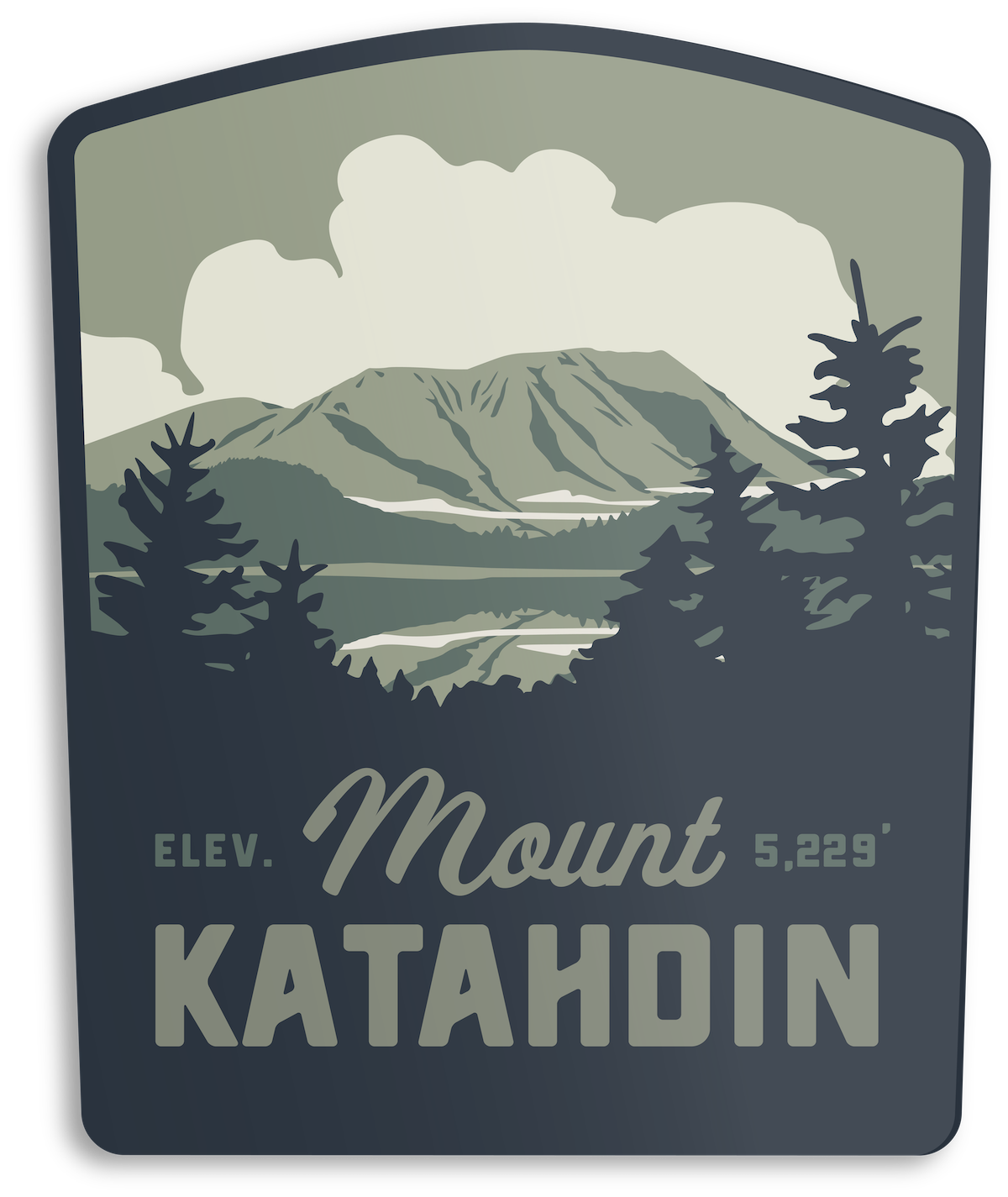 Mount Katahdin Sticker