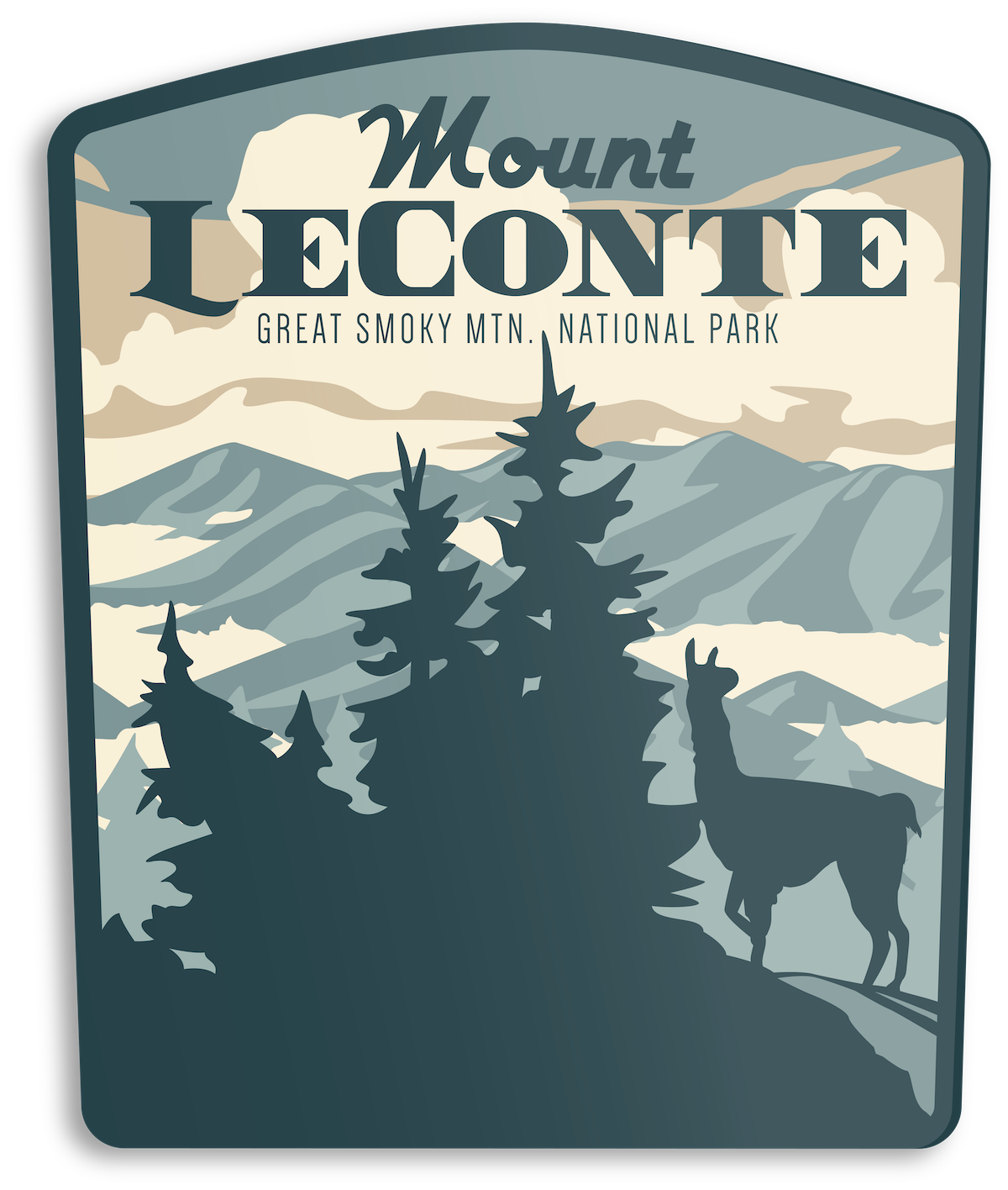 Mount LeConte Sticker