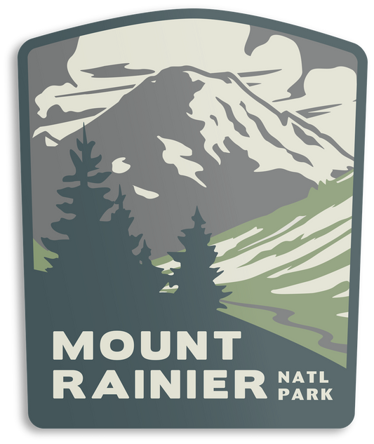 Mount Rainier National Park Sticker