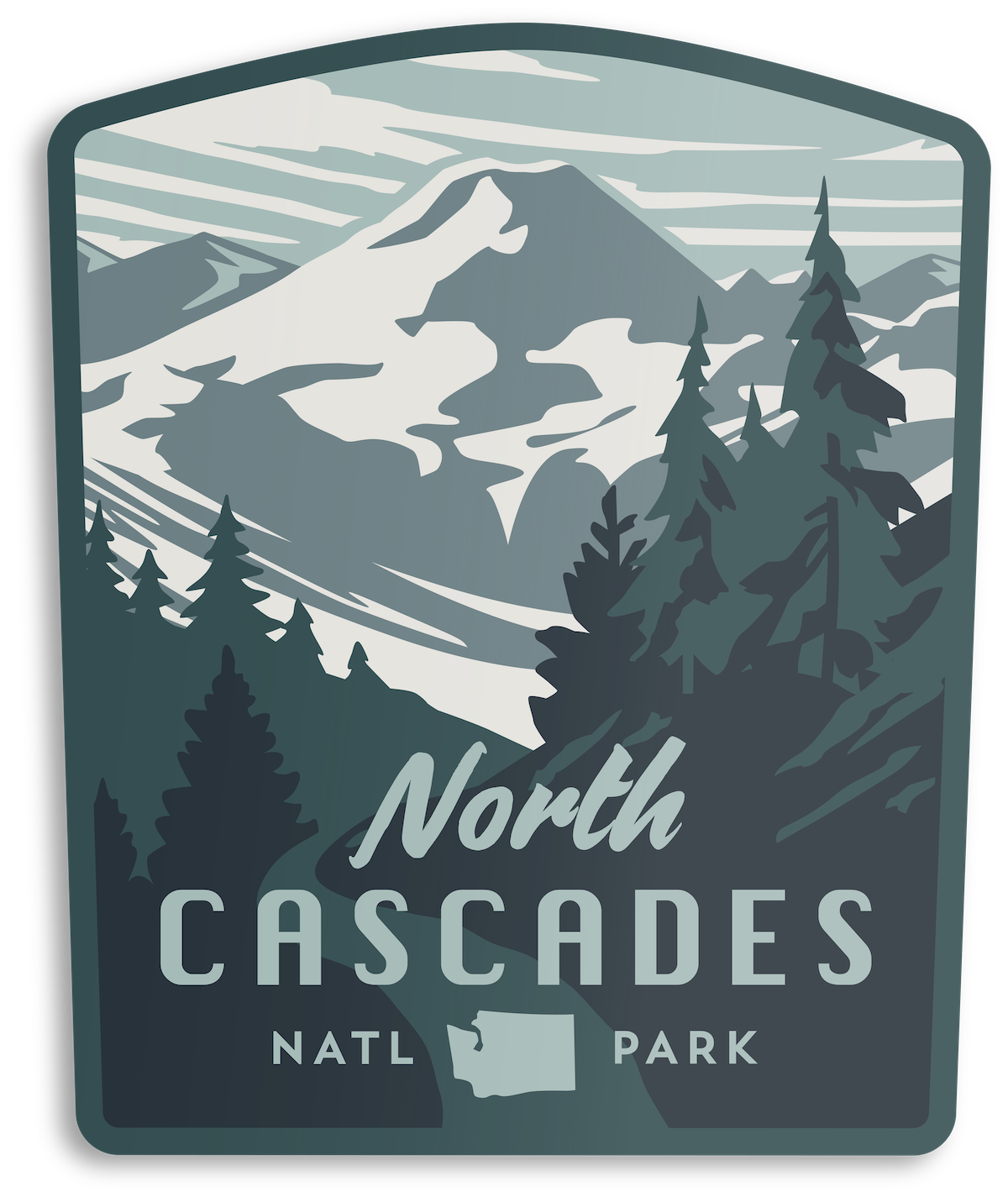 North Cascades National Park Sticker