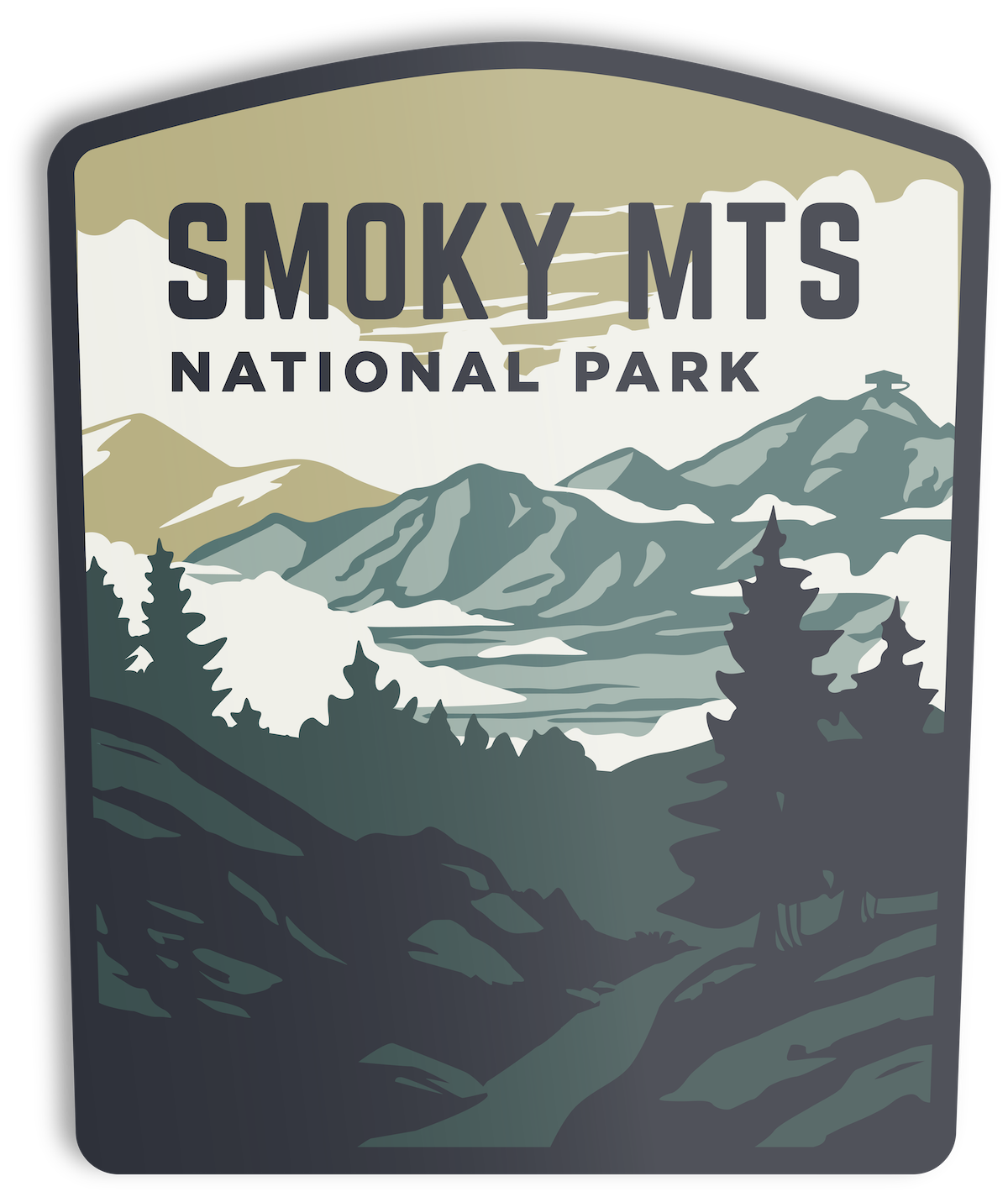 Smoky Mountains National Park Sticker