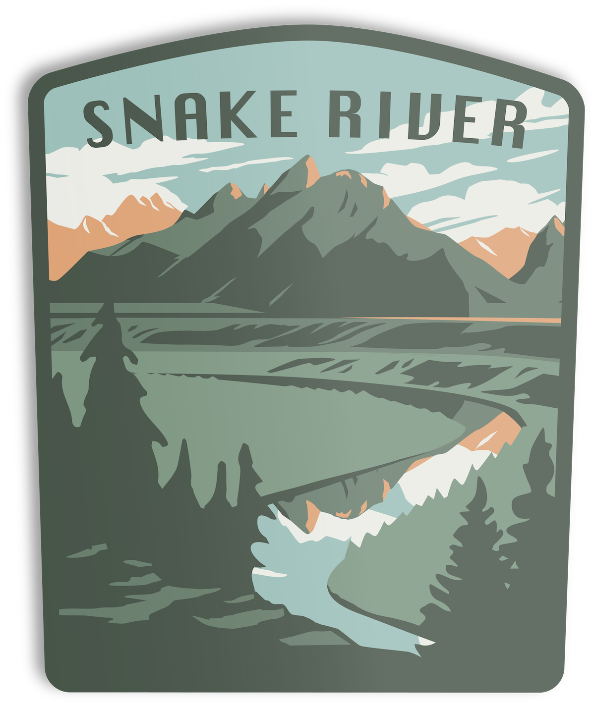 Snake River Sticker