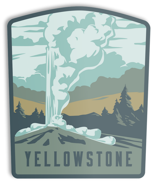 Yellowstone National Park Sticker