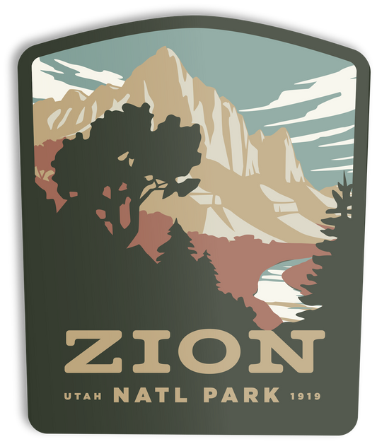 Zion National Park Sticker