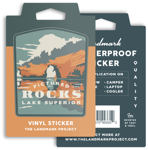 Pictured Rocks Sticker