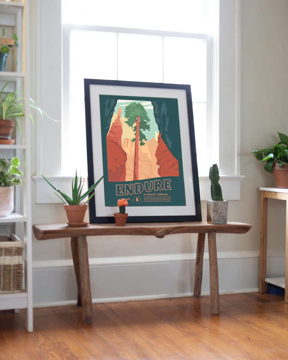 Endure Rough Terrain Poster