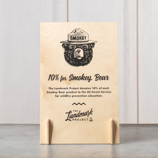 Smokey Bear Table Sign POP