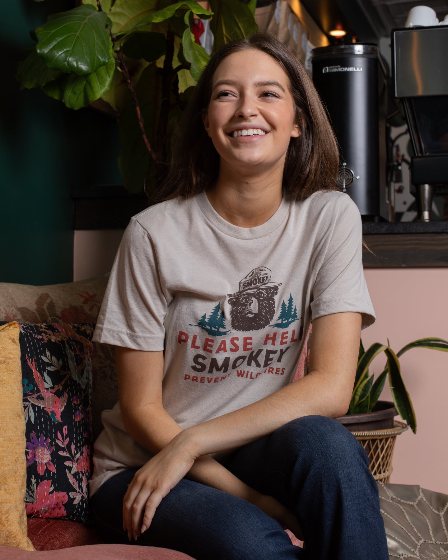 Please Help Smokey Unisex Short Sleeve Tee