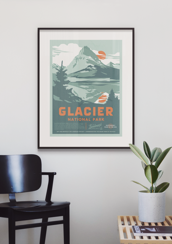 Glacier National Park Poster