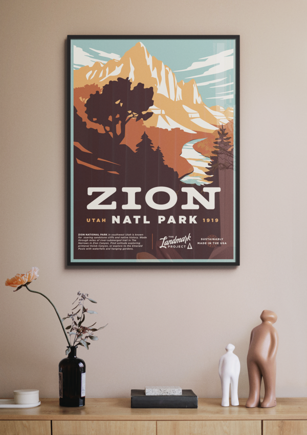 Zion National Park Poster