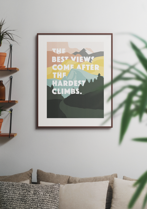 Hardest Climb Poster