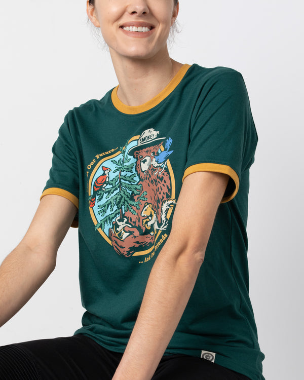 Smokey's Friends Ringer Unisex Short Sleeve Tee