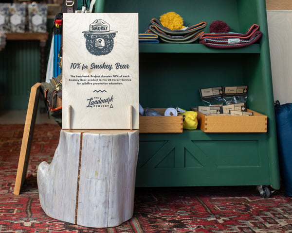 Smokey Bear Table Sign POP