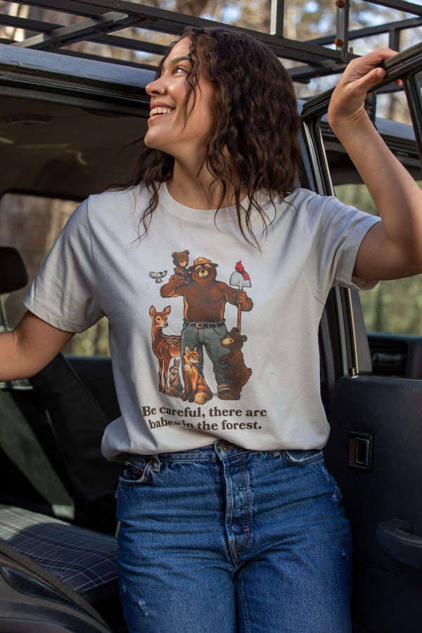 Babes in the Forest Unisex Short Sleeve Tee