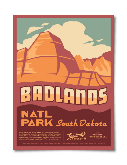 Badlands National Park Poster